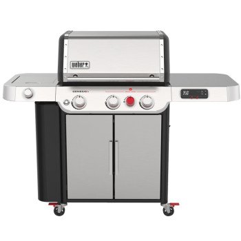 Weber GENESIS SX-335 Series 35600001 Smart Gas Grill, 39,000 Btu, Liquid Propane, 3-Burner, Smoker Included: No