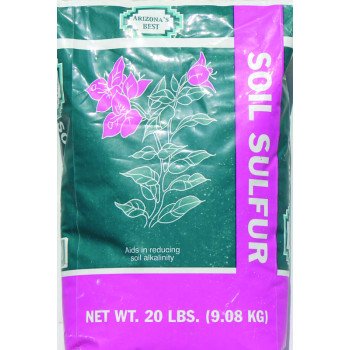 Arizona's Best AZB40003 Sulphur Soil Amendment, Solid, Greenish Tan, 20 lb Bag