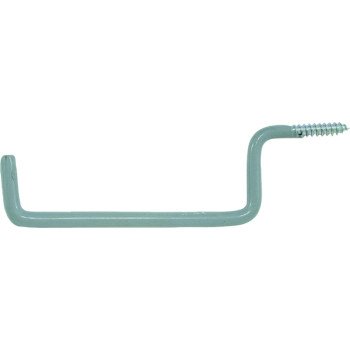 Crawford SS11-25 Ladder Hook, 20 lb, Screw, Steel, Gray, Zinc