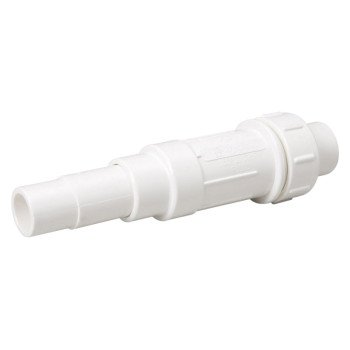 B & K 160-503HC Repair Pipe Coupling, 1/2 in, PVC, White, SCH 40 Schedule, 160 psi Pressure