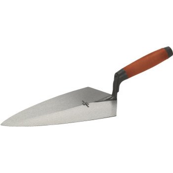 Marshalltown 19 11FG Brick Trowel, 11 in L Blade, 5-1/2 in W Blade, Steel Blade, DuraSoft Handle