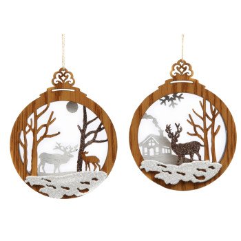 2445030 SCENE HANGING ORNAMENT