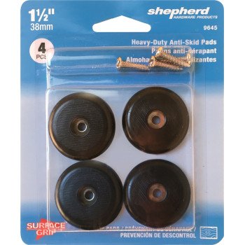 Shepherd Hardware SURFACE GRIP Series 9645 Gripper Pad, 75 lb, Black