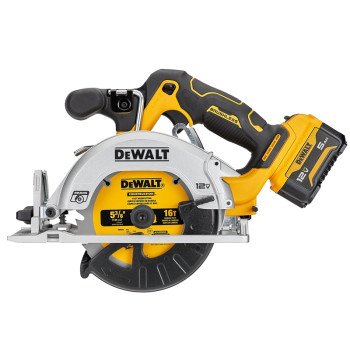 DEWALT XTREME Sub-Compact Series DCS512J1 Brushless Circular Saw Kit, Battery Included, 12 V, 5 Ah, 5-3/8 in Dia Blade