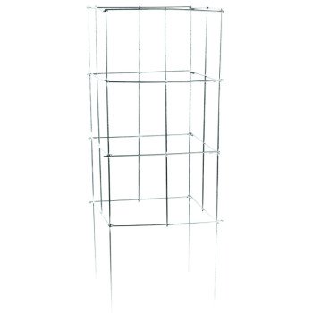 Glamos Wire 701642 Heavy-Duty Square Plant Support, 42 in L, 16 in W, Galvanized Steel