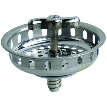 Danco 86800 Basket Strainer, 3-1/2 in Dia, Stainless Steel, Chrome, For: Universal Spin-N-Grin Strainer