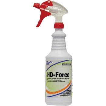 nyco HD-Force NL287-Q12S Degreaser, 12 qt, Liquid, Citrus, Red