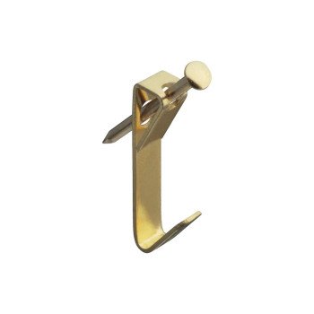 National Hardware V2530 Series N260-042 Picture Hanger, 50 lb, Steel, Brass