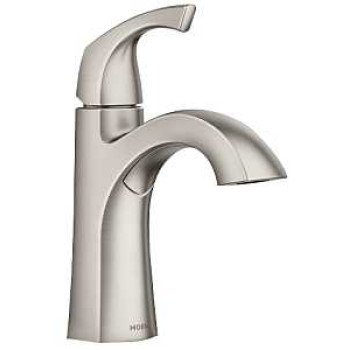 FAUCET BATHROOM 1H SR BRSH NIC