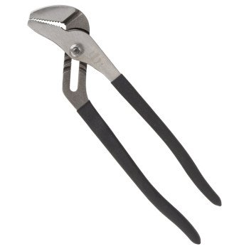 Vulcan JL-NP012 Groove Joint Plier, 12 in OAL, 1-5/8 in Jaw, Black Handle, Non-Slip Handle, 1-5/8 in W Jaw