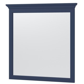 Craft + Main Lawson Series LSBM3232 Framed Mirror, 32 in L, 32 in W, Aegean Blue Frame