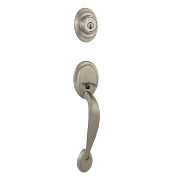 Weiser Kingsway x Fairfax Series GAC9471 KY 15 SMT Handleset, 3 Grade, Satin Nickel