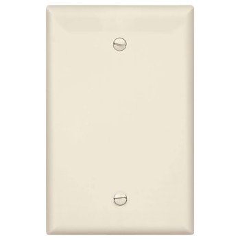 Eaton Wiring Devices PJ13LA Blank Wallplate, 4.87 in L, 3.13 in W, 0.08 in Thick, 1 -Gang, Polycarbonate