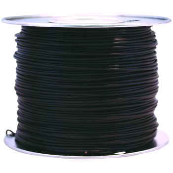 CCI 55667123 Primary Wire, 14 AWG Wire, 1-Conductor, 60 VDC, Copper Conductor, Black Sheath, 100 ft L