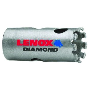 Lenox 12113 Hole Saw, 7/8 in Dia, 1-5/8 in D Cutting, Diamond Cutting Edge