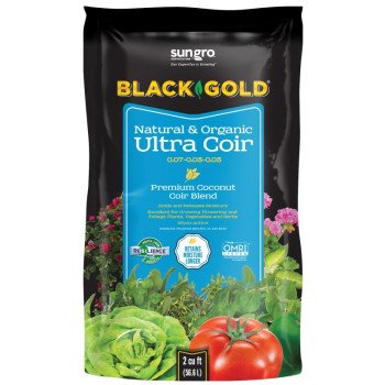 Black Gold 1423005.CFL2P Ultra Coir Mix, 2 cu-ft Coverage Area, 2 cu-ft