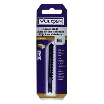 Vulcan 822441OR Jig Saw Blade, 3 in L, 6 TPI