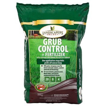 Landscapers Select 902735 Grub Control Fertilizer Bag, Granular, 20-0-4 N-P-K Ratio