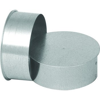 Imperial GV0726 Round End Cap, 8 in Dia, Galvanized Steel, Galvanized