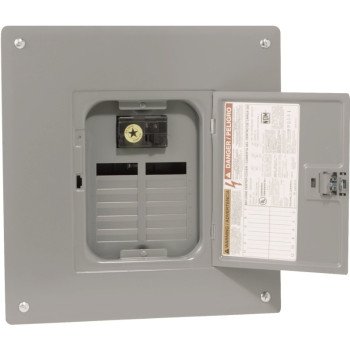 Square D QO112M100C Load Center, 12 -Pole, 100 A, 12 -Space, NEMA 1 Enclosure, Flush, Surface Mounting