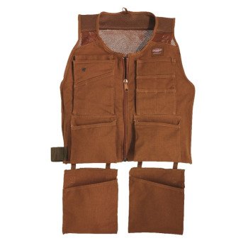 Bucket Boss 80450 SuperVest, L/XL Waist, Canvas, Brown, 14-Pocket