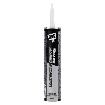 DAP 74883 Multi-Purpose Adhesive, White, 266 mL Cartridge