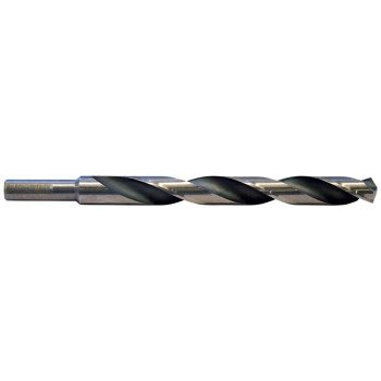 Vulcan 289401OR Jobber Drill Bit, 15/32 in Dia, 5-3/4 in OAL, 3-Flat, Reduced Shank