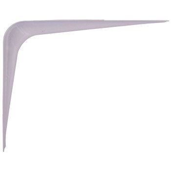 ProSource 21138PHL-PS Shelf Bracket, 65 lb/Pair, 6 in L, 5 in H, Steel, White