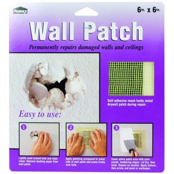 PATCH REPR WALL GALV STL 6X6IN