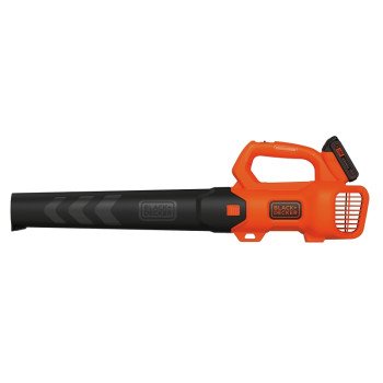 Black+Decker BCBL700D1 Axial Leaf Blower, 2 Ah, 20 V, 2 -Speed, 310 cfm Air, Black