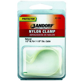 Jandorf 61459 Cable Clamp, Nylon, Natural