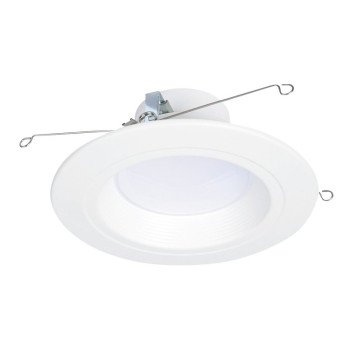 Halo RL RL56LS9FSD2W1EWH Down Light, 14.3 W, 120 V, Aluminum/Steel, White, Matte