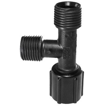 30836 PEX TEE BLK 1/2MX1/2BSP 