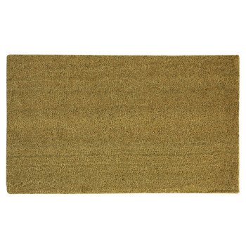 Fanmats 58772 Blank Door Mat, 36 in L, 24 in W, Natural Coir Surface, Tan