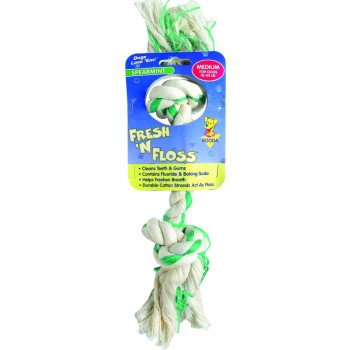 52302 2 KNOT BONE DOG TUG ROPE