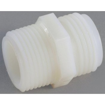 Anderson Metals 53778-1208 Hose Adapter, 3/4 x 1/2 in, GHT x MPT, Nylon, For: Garden Hose