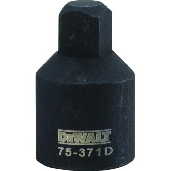 DEWALT DWMT75371OSP Reducing Impact Adapter, 1/2 in Drive, Female Drive, 3/8 in Output Drive, Male Output Drive