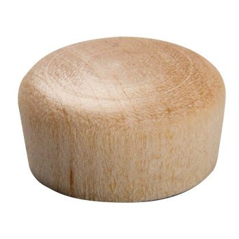 Waddell 8200.50 DP Round Head Plug, Birch Wood, 1/2 in Dia