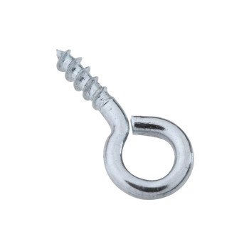 National Hardware N118-398 Screw Eye, #217-1/2, 0.054 in Dia Wire, 0.16 in L Thread, 0.47 in OAL, 5 lb Working Load