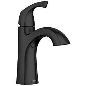 FAUCET BATHROOM 1H MATTE BLACK