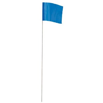 Empire 78-001 Stake Flag, 2-1/2 in L, 3-1/2 in W, Blue