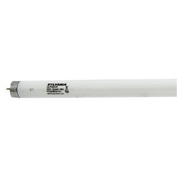 Sylvania 22359 Fluorescent Bulb, 32 W, T8 Lamp, Medium G13 Lamp Base, 1800 Lumens, 5000 K Color Temp, Daylight Light