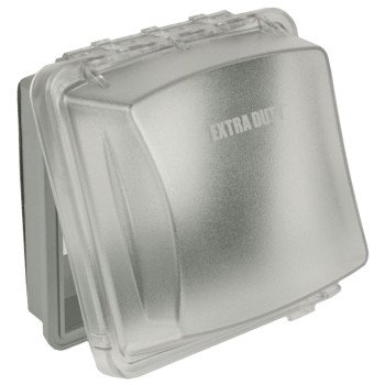 Bell Outdoor MM2420C Box Cover, 3.07 in L, 5.43 in W, Polycarbonate, Clear