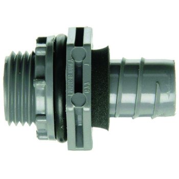 Carlon LN43EA-CTN Conduit Connector, 3/4 in NPT, 1.79 in L, PVC