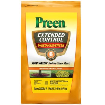 Preen Extended Control 24-64231 Weed Preventer, Granular, 21.45 lb Bag