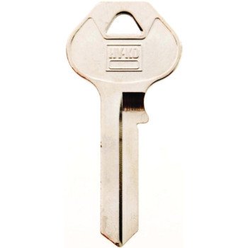 Hy-Ko 11010M14 Key Blank, Brass, Nickel, For: Master Vehicle Locks