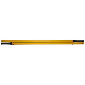 True Temper 002244VB Wheelbarrow Handle, 60 in L, Steel, Amber