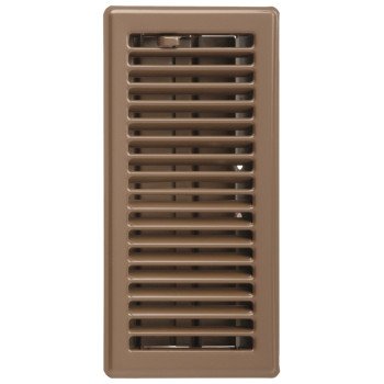 Imperial RG2005 Louvered Floor Register, 5-1/4 in L, 12 in W, Steel