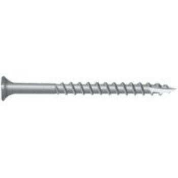 Camo 0348199S Deck Screw, #10 Thread, 3-1/2 in L, Bugle Head, Star Drive, Type 17 Slash Point, Stainless Steel, 1350/PK