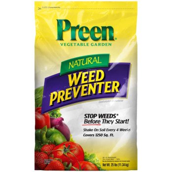 Preen 24-64156 Weed Killer, Granular, 25 lb Bag